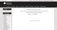 Desktop Screenshot of newzealandsnackfood.net.au