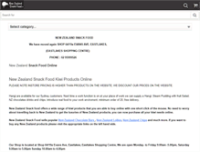 Tablet Screenshot of newzealandsnackfood.net.au